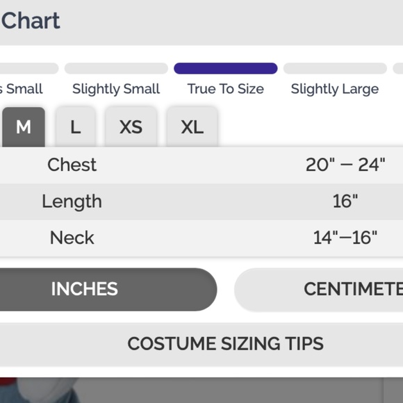 Chuck Halloween Costume for Dogs Size M - Picture 5 of 8